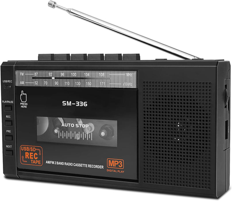 AM FM RADIO CASSETTE RECRODER - GRADO B