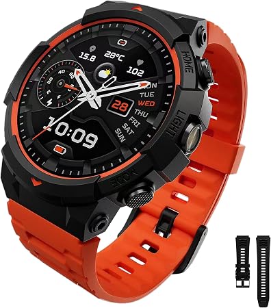 Black Shark GS3 - Reloj inteligente deportivo, visualización AMOLED de 1.4 pulgadas, llamada Bluetooth ENC, duración de la batería de 18 días, resistencia al agua de 50 m, GPS, rastreador de fitness |  GRADO B