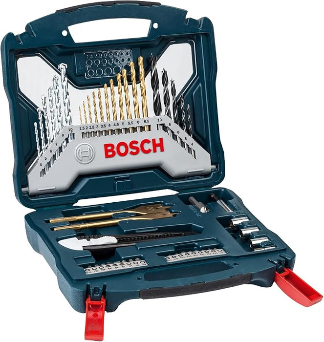 Set Puntas Y Brocas En Titanio Bosch X-line 50 Und. GRADO A