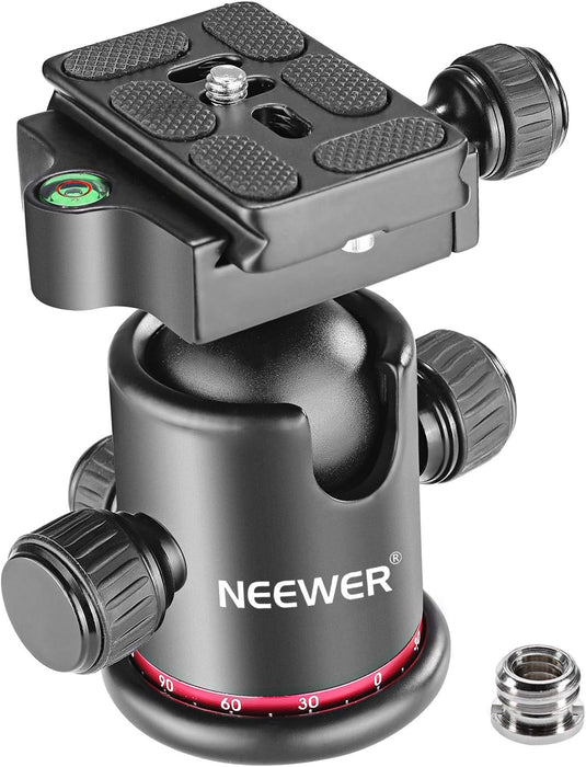 Neewer Cabeza De Bola 360Â° Con Mango, Soporte Para Microfono grado A