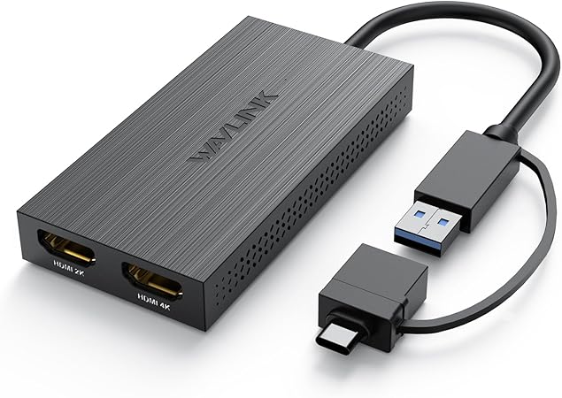 ADAPTADOR WAVLINK USB 3.0 A HDMI DOBLE PANTALLA GRADO B