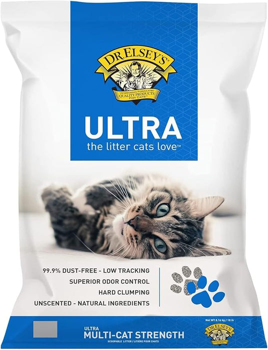 DR. ELSEY'S PRECIOUS CAT ULTRA - ARENA PARA GATOS, BOLSA DE 18 LIBRAS GRADO B