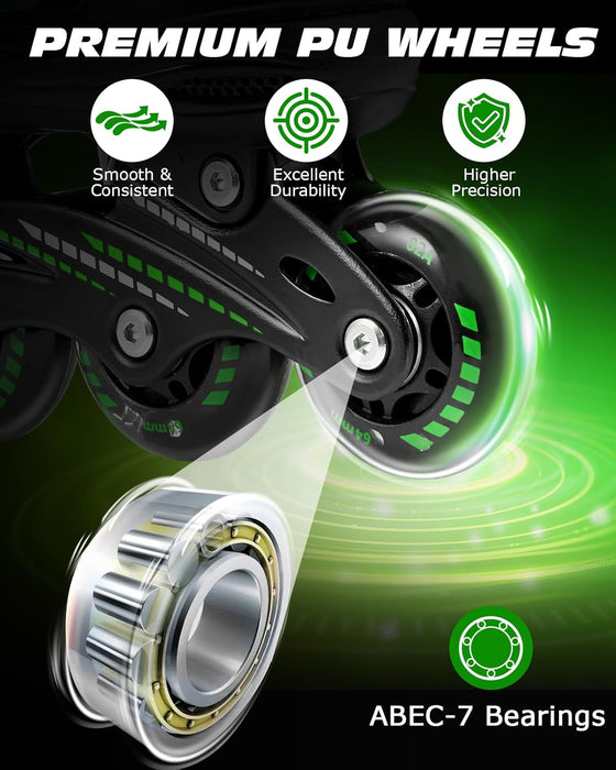 Patines En Línea Para Niños, Niñas Y Niños, Grado B