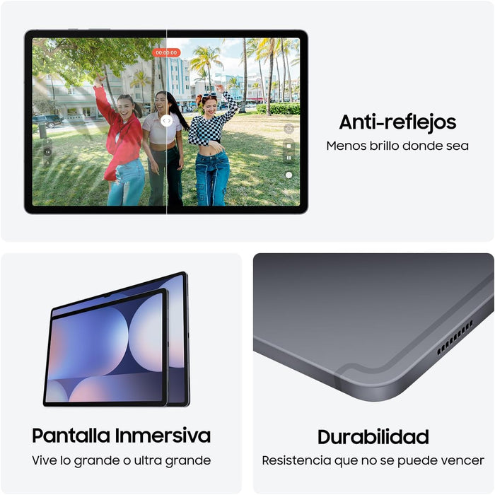 SAMSUNG GALAXY TAB S10+ PLATA 12GB RAM 256GB, SPEN GRADO A