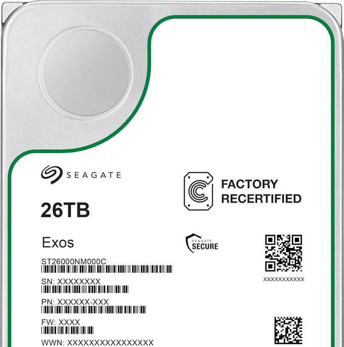 INTERNO SEAGATE DISCO DURO EMPRESARIAL ST26000NM000C 26TB PLATEADO GRADO B
