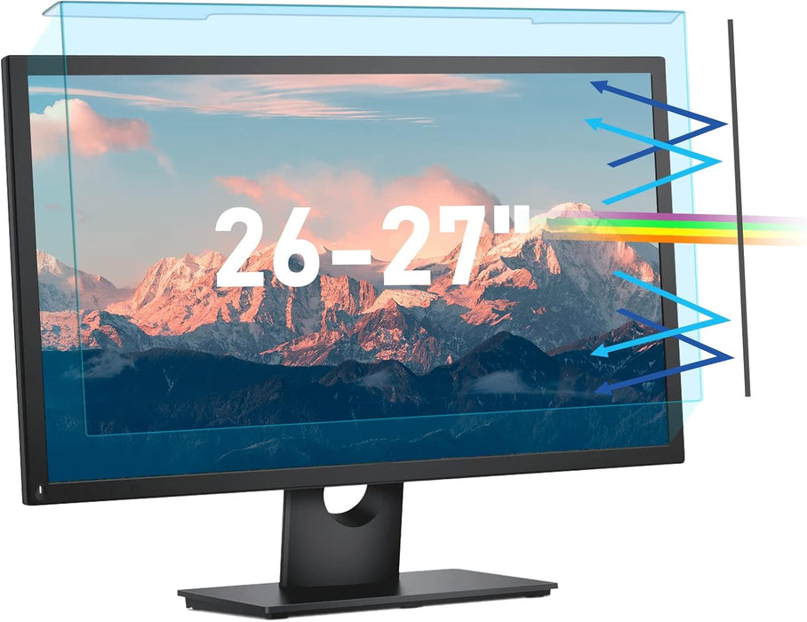 protector cubre monitor pantalla 27 pulgadas luz azul uv831 GRADO B