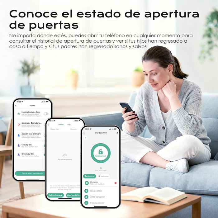CERRADURA ELECTRONICA INTELIGENTE CON RECONOCIMIENTO FACIAL 3D