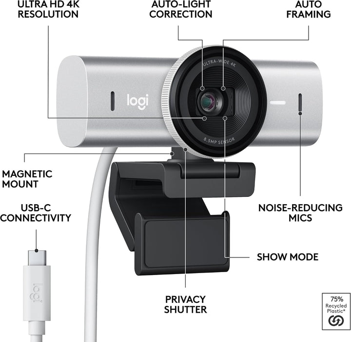 LOGITECH MX BRIO, MÚLTIPLES RESOLUCIONES, MIC GRADO A