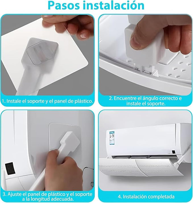 Deflector De Aire Acondicionado Retractil Viento Universal GRADO B