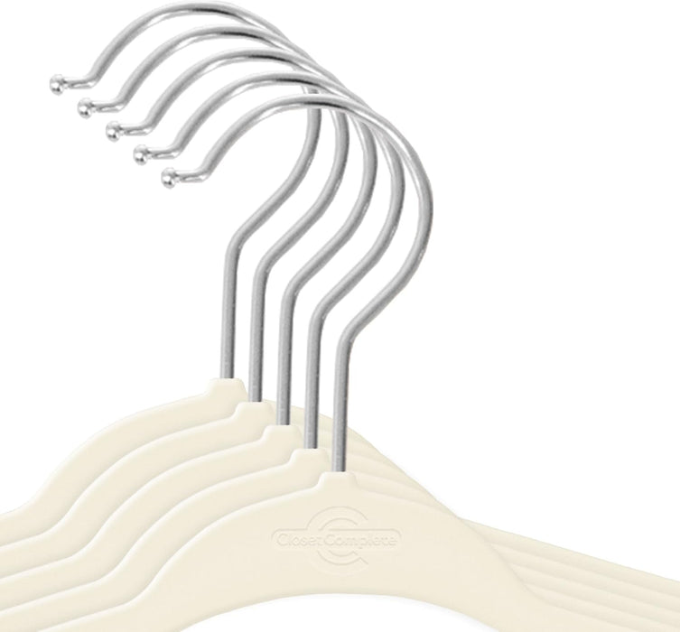 Closet Complete, Ganchos para Ropa de Bebé, Ivory, 25 Piezas GRADO B