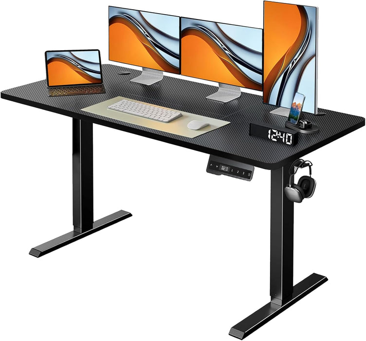 Escritorio Elevable Eléctrico - Escritorio Elevable Eléctrico de Altura Ajustable 55 x 24 Pulgadas,Altura Ajustable con Memoria, Standing Desk, Estación de Trabajo Ergonómico Lifting Table  GRADO B
