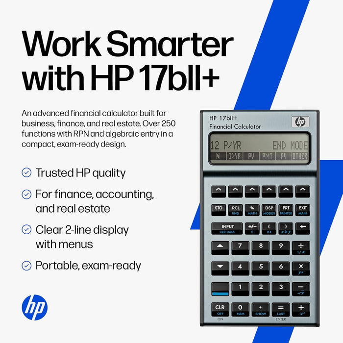 HP CALCULADORA FINANCIERA 17BII+ GRADO B
