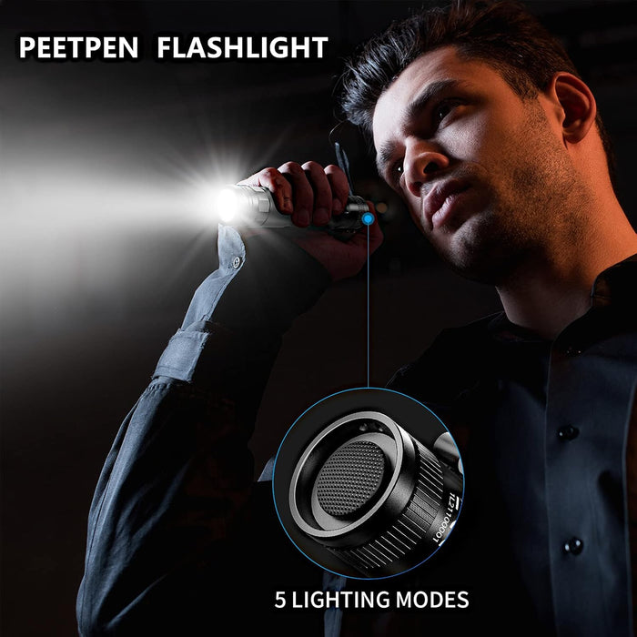 lã¡mpara tã¡ctica recargable campismo linterna potente color de la luz negro 6389