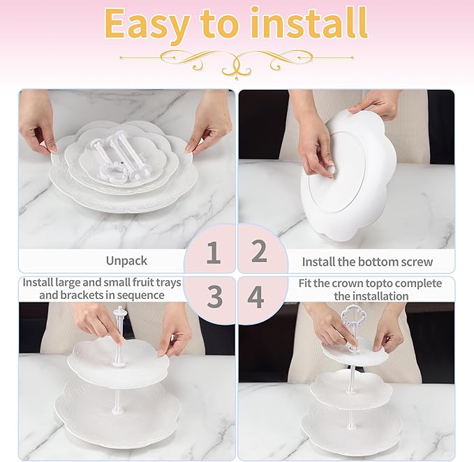 JUEGO DE 9 SOPORTES PARA POSTRE 5