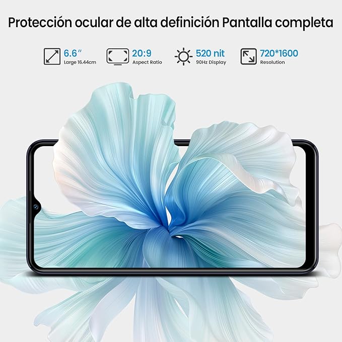 Celular Andrid KXD A10 6gb 128gb azul GRADO A
