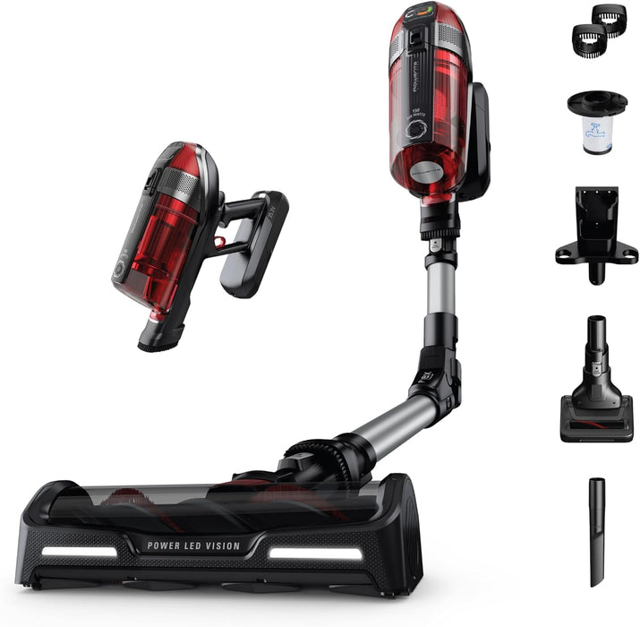 Rowenta Aspiradora X-Force Flex 12.60 inalámbrica para Auto y Pelo de Mascota, Contenedor de Polvo, tecnología Flex, detección automática de Piso, hasta 45 Min de Tiempo de Funcionamiento, RH98A2U1 GRADO B