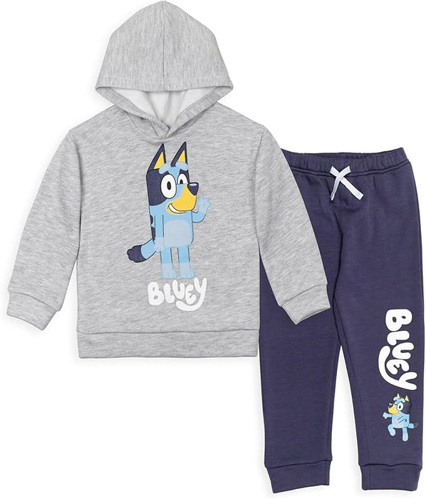 BLUEY FLEECE PULLOVER HOODIE AND PANTAS OUTFIT SET TODDLER GRADO B