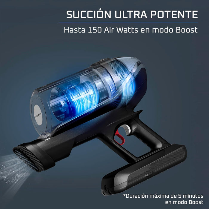 Rowenta Aspiradora X-Force Flex 12.60 inalámbrica para Auto y Pelo de Mascota, Contenedor de Polvo, tecnología Flex, detección automática de Piso, hasta 45 Min de Tiempo de Funcionamiento, RH98A2U1 GRADO B