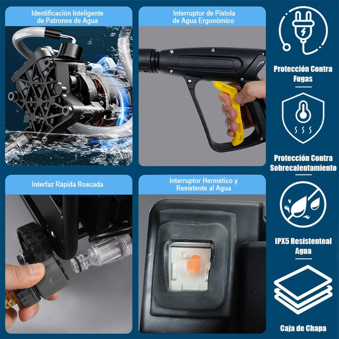 Kepoureomq Hidrolavadora Electrica Bm120 De 2200w GRADO B