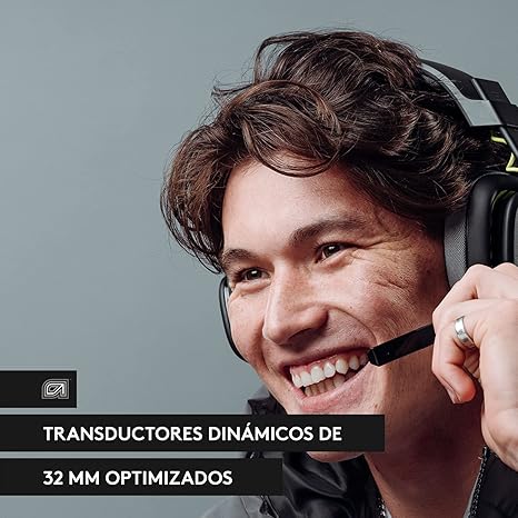 Audífonos Logitech Astro A10 939 002063 Con Micrófono Color Negro Color De La Luz Na GRADO B - TiendaKomet México