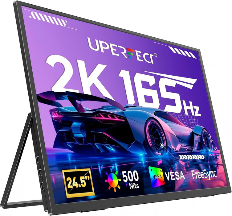 Uperfect Monitor PortÃ¡til 24.5 2k 165hz Vesa Gamer Pantalla GRADO A