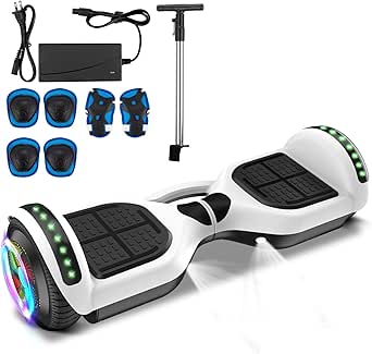 PATINETA ELÉCTRICA HOVERBOARD CON BLUETOOTH LUCES LED REGAL GRADO B