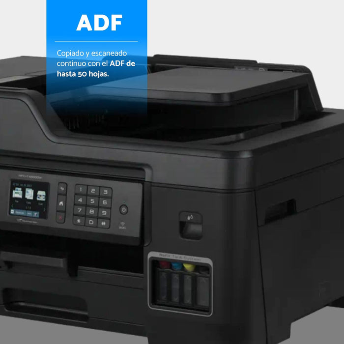BROTHER MFC-T4500DW – MULTIFUNCIONAL 3 EN 1 – TAMAÑO DOBLE CARTA – GRADO B (SCANNER ATORADO – ENCIENDE – PARA REPARACIÓN)