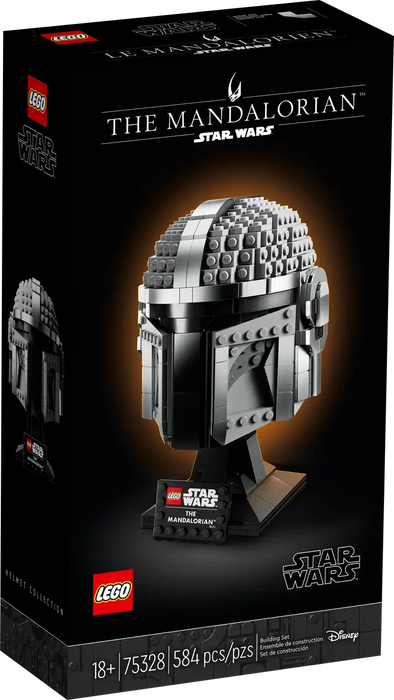 KIT LEGO STAR WARS CASCO DEL MANDALORIANO 75328 584 PIEZAS