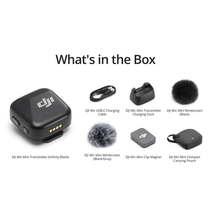 WIRELESS MICROPHONE DJI MIC MINI TRANSMITTER FOR CAMERA   |  GRADO B