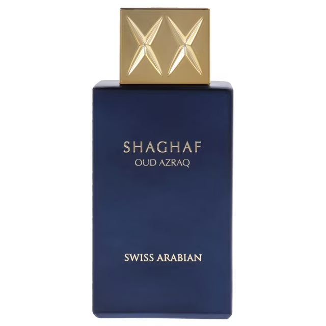 PERFUME SWISS ARABIAN SHAGHAF OUD AZRAQ EDP 75ML FOR UNISEX GRADO B