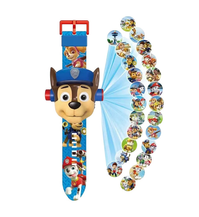 Reloj Proyector de Paw Patrol con 24 Imágenes