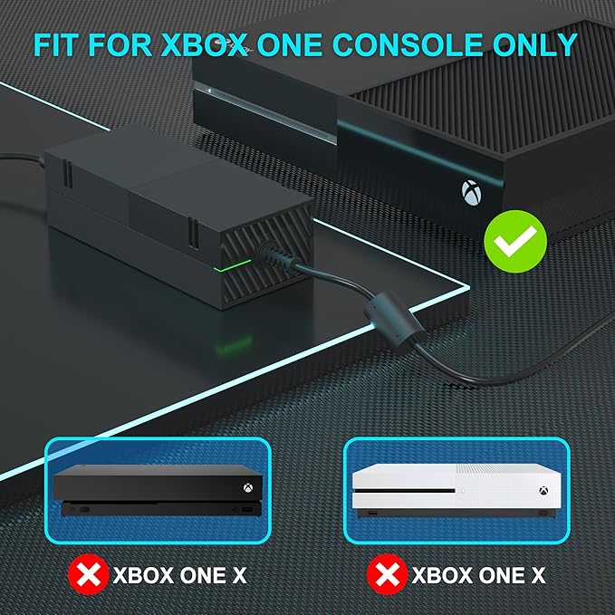 Ladrillo De Fuente De Alimentacion Para Xbox One Compatible GRADO B