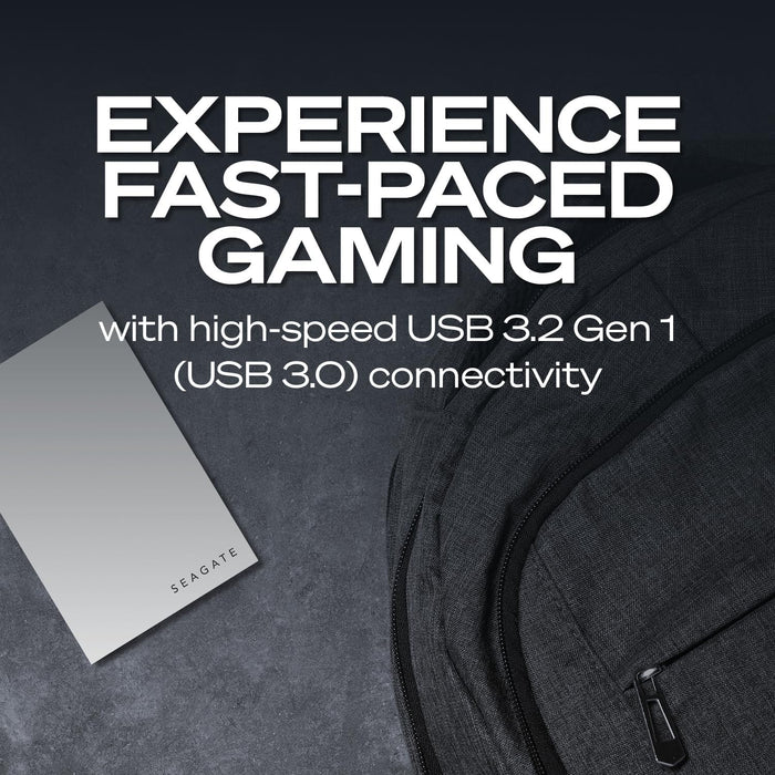 DISCO DURO EXTERNO SEAGATE GAMING BLANCO PS5 5TB STLV5000100 GRADO A