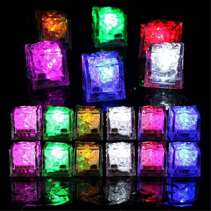 120 Cubos Hielo Led Decoraciones Bebidas Fiesta Bodas - GRADO B
