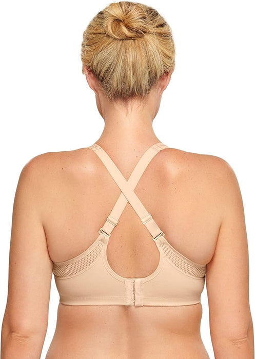 Wacoal brasier deportivo con aros para mujer, Piel (Naturally Nude), 36DD GRADO B