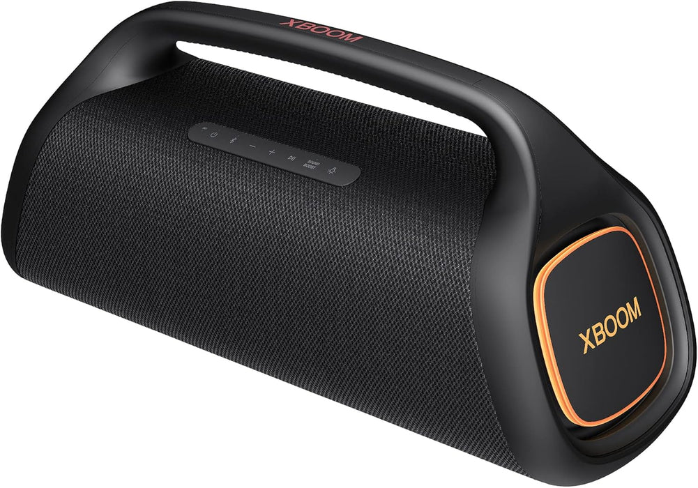 LG XBOOM GO XG9 | BOCINA BLUETOOTH PORTÁTIL HASTA 120W CON WOOFER 4.5 , TWEETER Y LIGHT STUDIO | SONIDO ENVOLVENTE Y BATERÍA DE LARGA DURACIÓN | RESISTENTE AL AGUA Y POLVO IP67 GRADO A