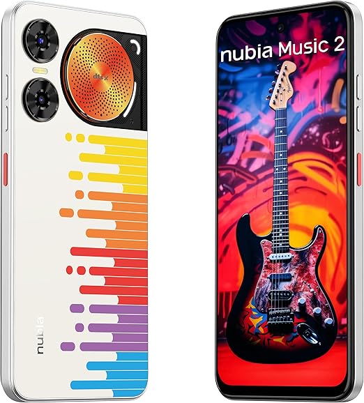 NUBIA SMARTPHONE MUSIC 2 |120 HZ| 256GB+8GB RAM(4GB+4GB DINAMICA) BLANCO BLANCO GRADO A