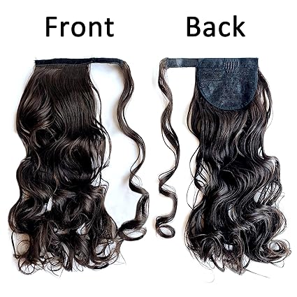 Lote de 12 Pelucas Extensión de Cola de Caballo Premium – Fibra Sintética COLORES VAREADOS