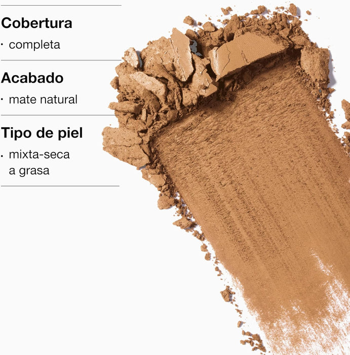 Clinique Polvo Compacto Stay-Matte Sheer para pieles grasas | Acabado Mate + Minimiza los Brillos Color: Stay Neutral GRADO B