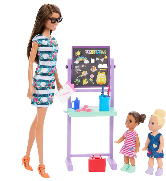 BARBIE SET DE JUEGO PRIMER DIA DE CLASES MULTICOLOR GRADO B
