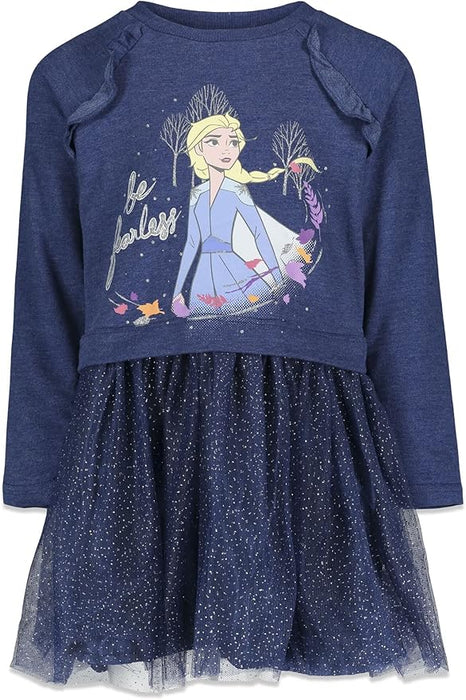 DISNEY FROZEN QUEEN ELSA TODDLER GIRLS FASHION CRESS PURPLE GRADO B