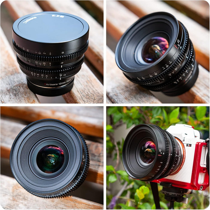 Lente De Cine 7artisans De 12 Mm T2.9 De Gran Apertura Y Gra 1