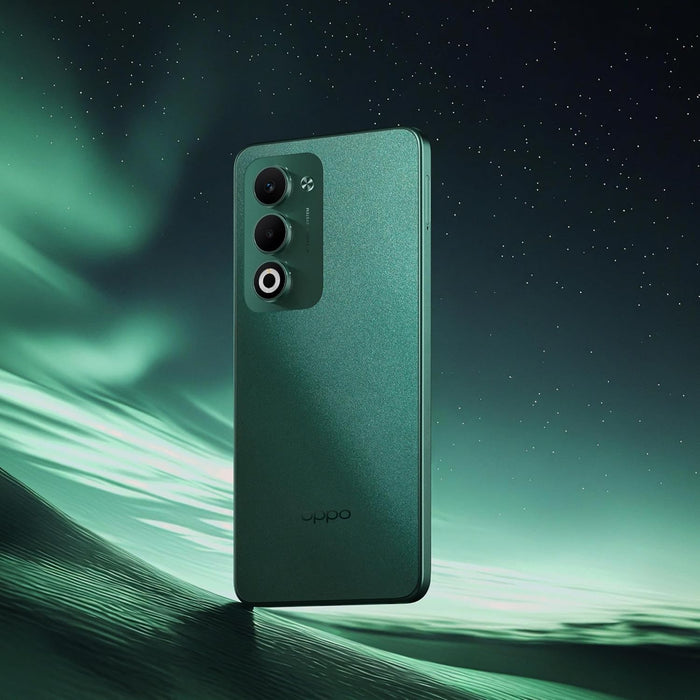 OPPO A5 VERDE AURORA 256 GB + 4GB, CAMARA 50MP + 5MP, BATERI­A DE 5 AÑOS + CARGA RÃ¡PIDA 45W, RESISTENCIA GRADO MILITAR, PANTALLA ULTRABRILLANTE 1000 NITS, AI GRADO A