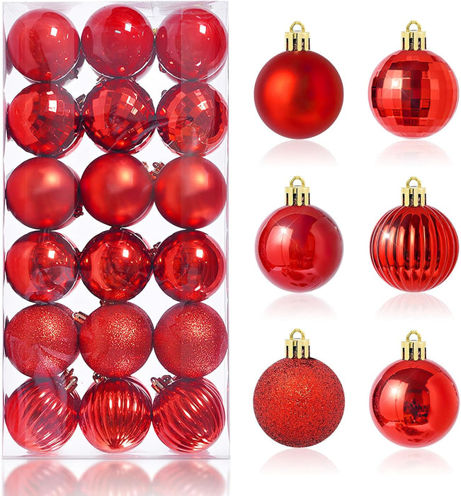 36PZAS ESFERAS NAVIDEÑAS DE 4 CM