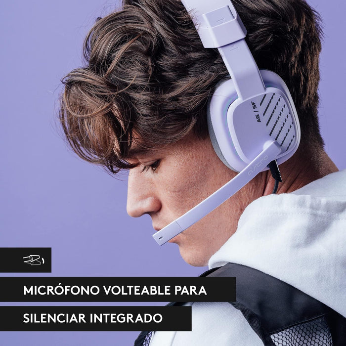 AUDIFONOS LOGITECH ASTRO A10 2GEN PS5 PC MAC SWITCH XBOX COLOR LILA GRADO B