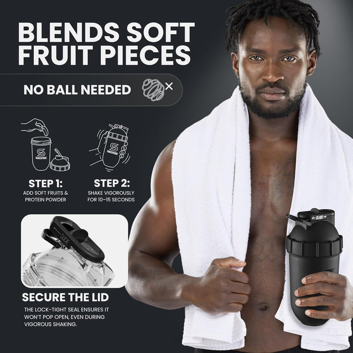 Botella Shaker Shakesphere Cooler Doble Pared 575ml Grado B