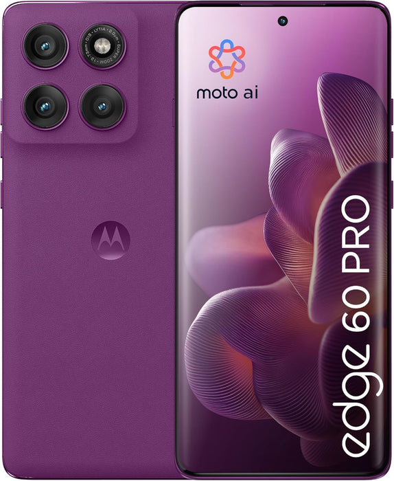 MOTOROLA EDGE 60 PRO, (12GB RAM/512GB), 50MP, MORADO MORADO GRADO A