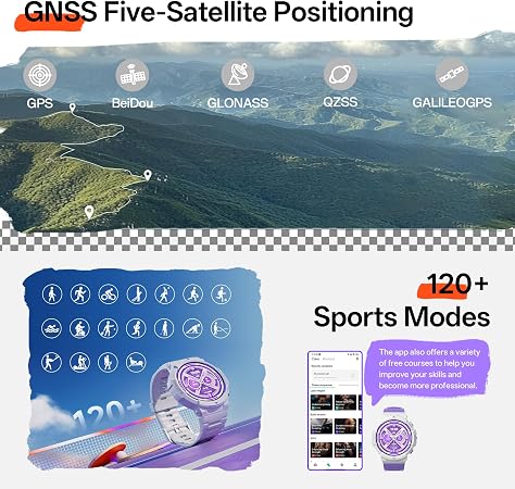Black Shark GS3 - Reloj inteligente deportivo, visualización AMOLED de 1.4 pulgadas, llamada Bluetooth ENC, duración de la batería de 18 días, resistencia al agua de 50 m, GPS, rastreador de fitness |  GRADO B