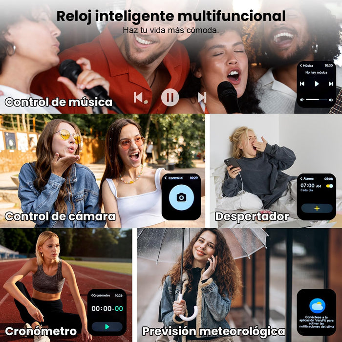 RELOJ INTELIGENTE SMARTWATCH LLAMADAS BLUETOOTH PARA ALEXA GRADO B