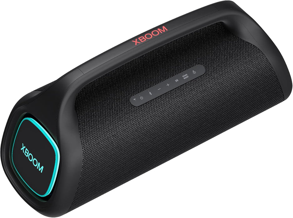 LG XBOOM GO XG9 | BOCINA BLUETOOTH PORTÁTIL HASTA 120W CON WOOFER 4.5 , TWEETER Y LIGHT STUDIO | SONIDO ENVOLVENTE Y BATERÍA DE LARGA DURACIÓN | RESISTENTE AL AGUA Y POLVO IP67 GRADO A